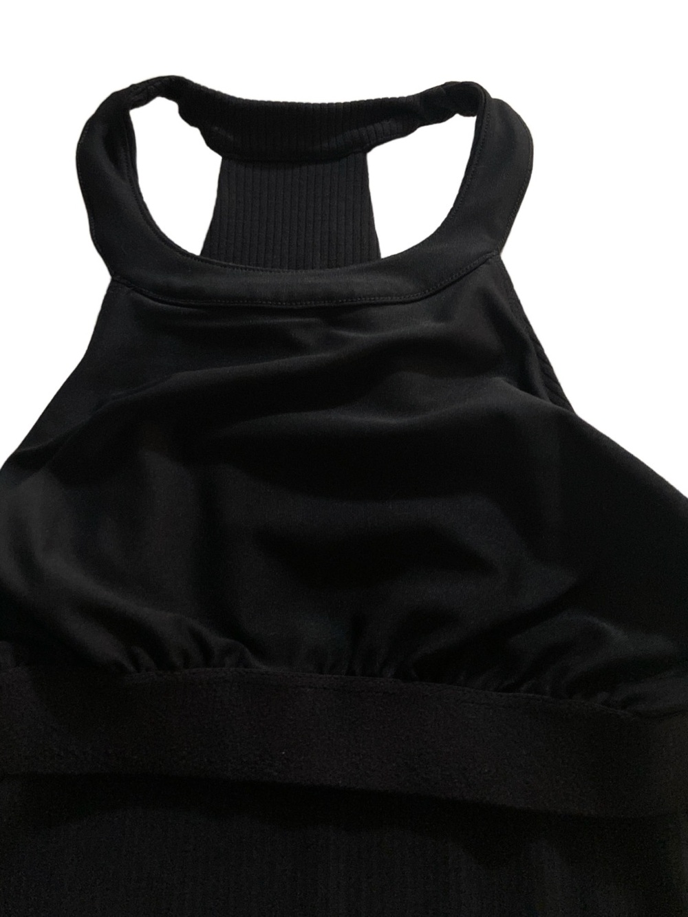 ALO Yoga High Neck Ribbed Tank - Black - Full Length - Small - Picture 7 of 11